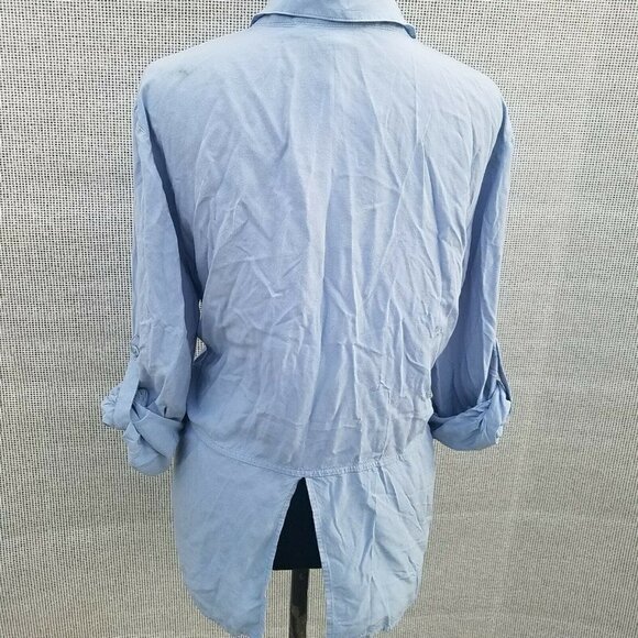 Women's Confess Rolled Sleeve Blouse.  Size XL***FLAWED *** See Photographs. - Picture 8 of 12